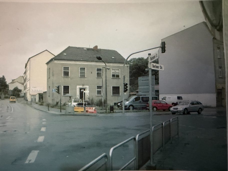 Gaskessel Bernau bei Berlin, Lohmühlenstraße 1 - Ecke Berliner Str. 60, vor Sanierung und Neubau